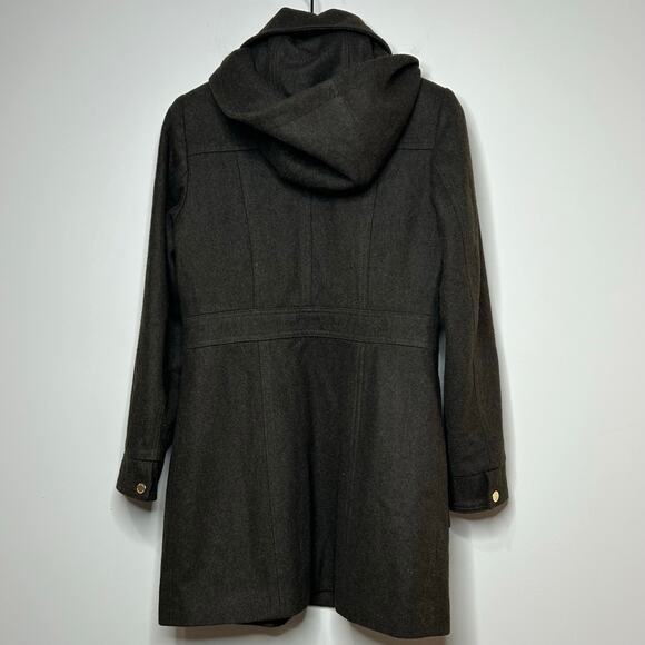 MICHAEL Michael Kors Zip-Front Walker Coat Size S Wool Blend Mid-Weight Winter - Picture 6 of 10
